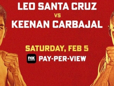Leo Santa Cruz vs Keenan Carbajal